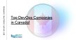 Top DevOps Companies in Canada | DevOps Consulting- BDCC Global