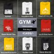 Nityasoul Gym T-Shirts Combo Pack - Premium Cotton, No Fear T-Shirt