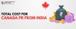 Total Cost for Canada PR from India 2023