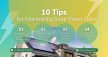 10 Tips for Maximizing Solar Panel Sales