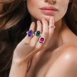 Poem Ring Collection Exquisite Diamond Rings with Custom-Cut Gemstones  – Vivaan Fine Jewels