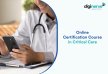 Online Certification Course in Critical Care