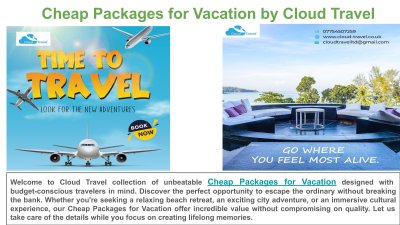 Cheap Packages for Vacation