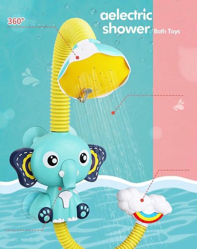 Cute Elephant Sprinkler Bath Toy | Buy Bath Toy - Aceshoppersâ€“ ACESHOPPERS UAE